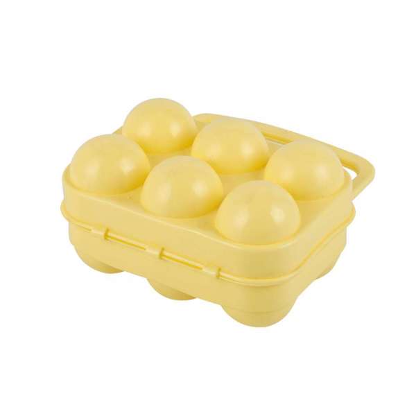 6 eggs storage egg holder folding divided reusable unbreakable egg container