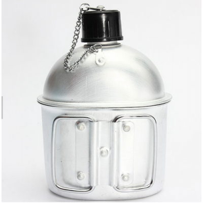 Heated Sale Aluminum Military Water Bottle With Aluminum Cup