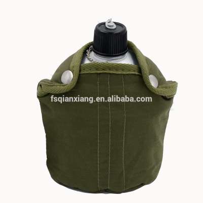 3 in1 military aluminum canteen with aluminum cup