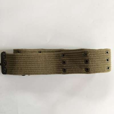 Military usage olive green army polyster belt